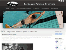 Tablet Screenshot of bordeaux-palmes-aventure.fr
